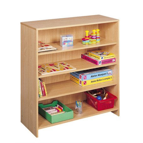 Grand meuble à étagères - hêtre