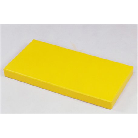 Matelas plastifié jaune
