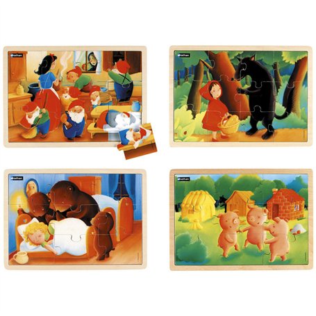Puzzles bois Les Contes 2
