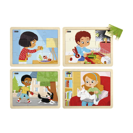 Puzzle bois - Prendre soin