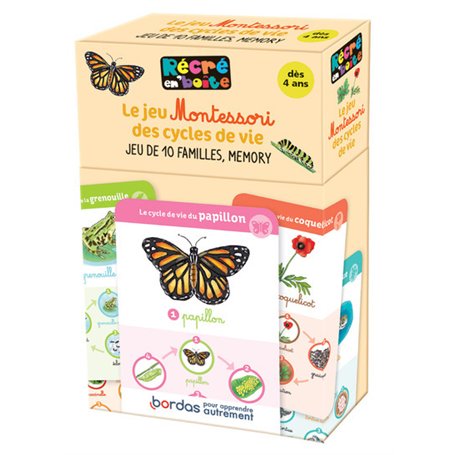 Récré en boîte - Le jeu Montessori des cycles de vie