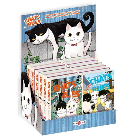 Hachi & Maruru - Chats des rues - Display comptoir 20 ex