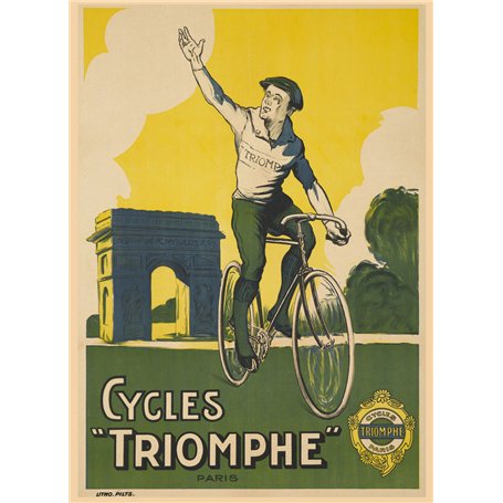 Affiche des Cycles Triomphe