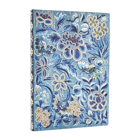 12 Mois Flexi 2026 Saule Bleu Midi Vertical