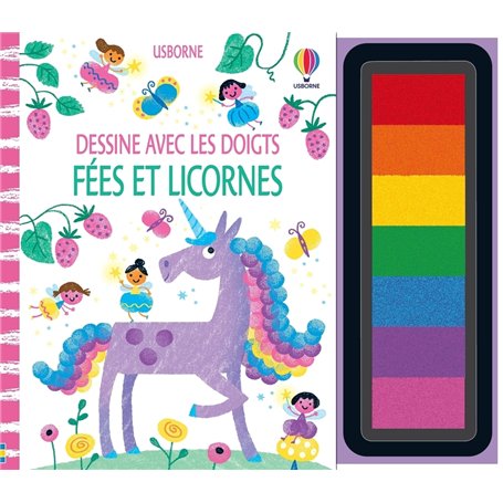 Fées et licornes - Dessine avec les doigts - Dès 4 ans