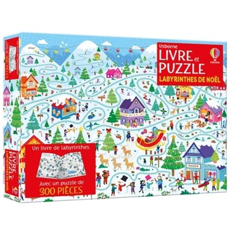 Les labyrinthes de Noël - Coffret livre et puzzle 13,65 €