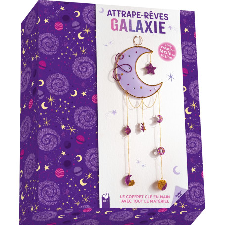 Attrape-rêves galaxie - coffret avec accessoires
