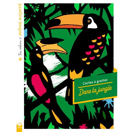 Les ateliers d'Antoine Guilloppé - Cartes à gratter Dans la jungle - pochette avec accessoires 8,76 €
