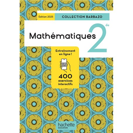 Barbazo Mathématiques 2de - Livre élève - Ed. 2025