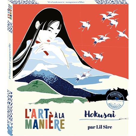 L'art à la manière d'Hokusai - Peinture aquarelle - boîte avec accessoires 13,69 €