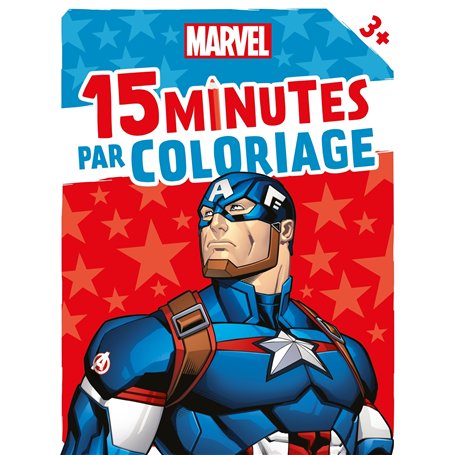 CAPTAIN AMERICA - 15 Minutes par Coloriage (dès 3 ans) - MARVEL