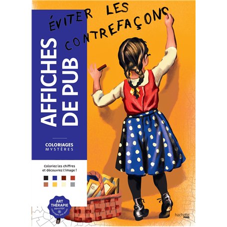 Coloriages mystères - Affiches de pub