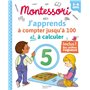Montessori - J'apprends à compter jusqu'à 100 et à calculer 3-6 ans (chiffres rugueux inclus)