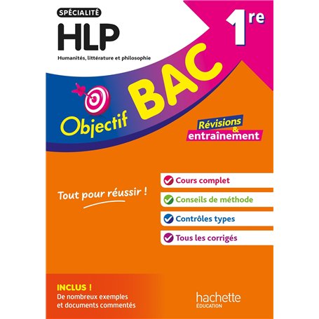Objectif BAC 1re spécialité HLP BAC 2026
