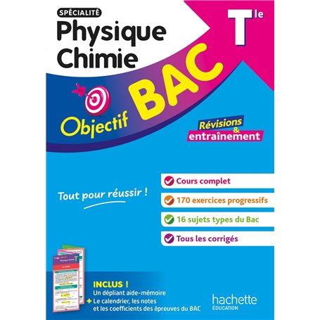 Objectif BAC Tle spécialité Physique Chimie BAC 2026