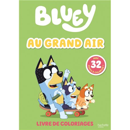 Bluey - Au grand air - Livre de coloriages
