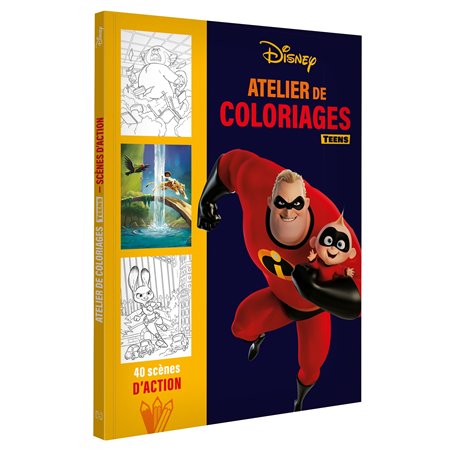 DISNEY TEENS - Atelier de coloriages - Scènes d'action