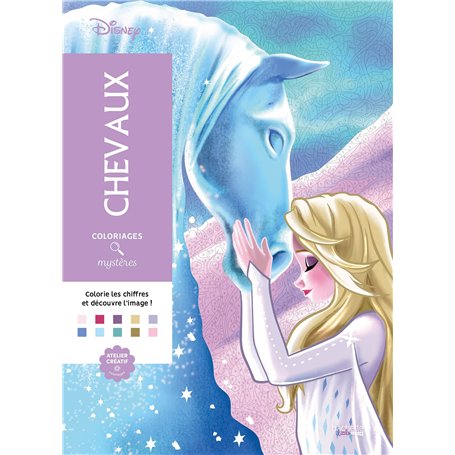 Coloriages mystères Disney - Chevaux