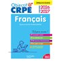 Objectif CRPE 2026 - 2027 - Français - épreuve écrite d'admissibilité M2/L3