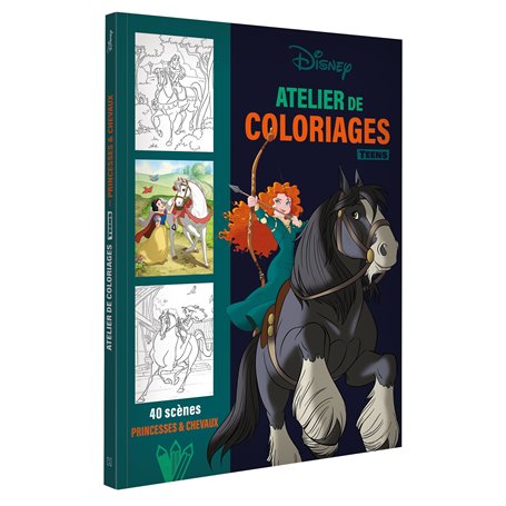 DISNEY TEENS - Atelier de coloriages - Princesses et chevaux