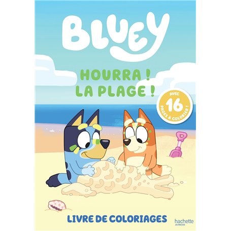 Bluey - Livre de coloriages - Hourra ! La plage !