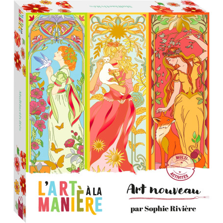 L'art à la manière Art nouveau - coffret avec accessoires