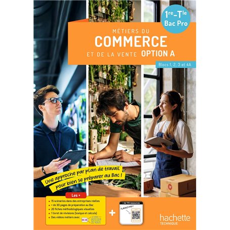Métiers du commerce et de la vente option A 1re/Term Bac Pro (détachable) - Éd. 2025