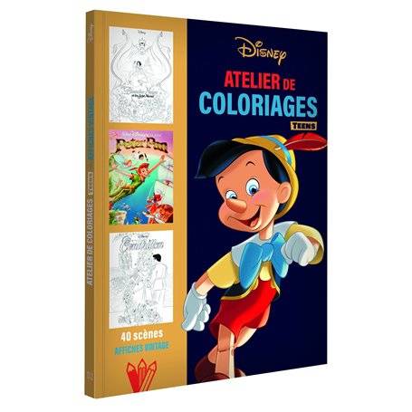 DISNEY TEENS - Atelier de coloriages - Affiches Vintage
