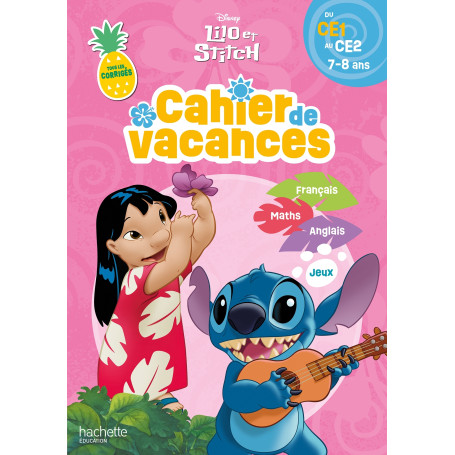 Disney - Lilo et Stitch - Du CE1 au CE2 - Cahier de vacances 2025