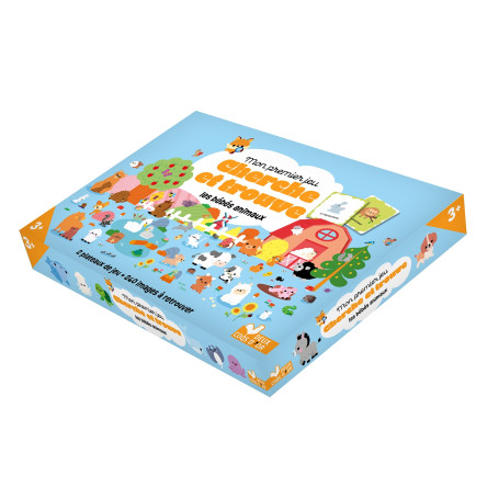 Mon jeu cherche et trouve des bébés animaux - coffret avec plateau et cartes 15,61 €
