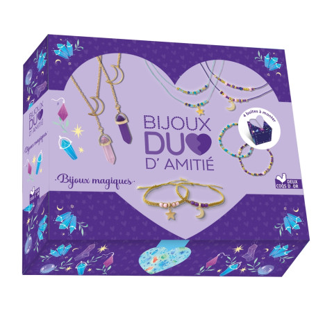 Bijoux duo d'amitié - Bijoux magiques - coffret avec accessoires
