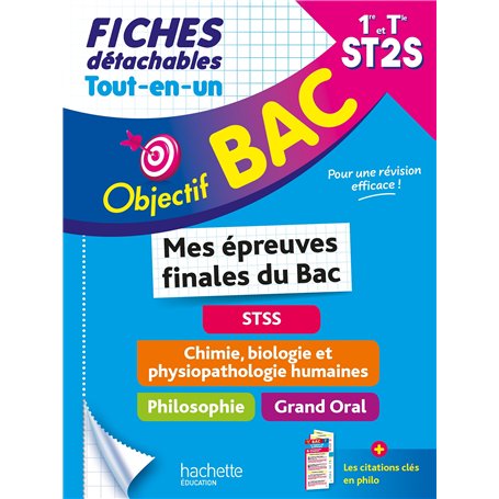 Objectif BAC Fiches Tout-en-un 1re-Term ST2S Mes épreuves finales du Bac