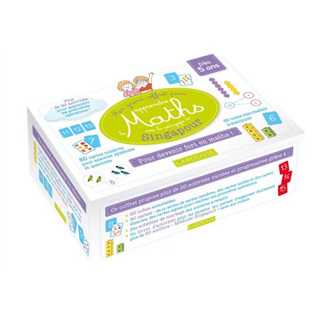 Mon coffret pour s'initier aux Maths avec la pédagogie de Singapour