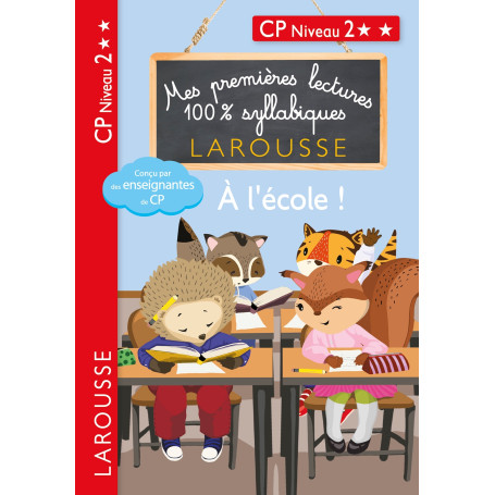 Premières lectures syllabiques CP Niv 2 - A l'école