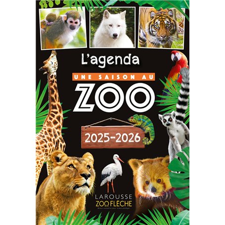 Agenda scolaire UNE SAISON AU ZOO 2025-2026
