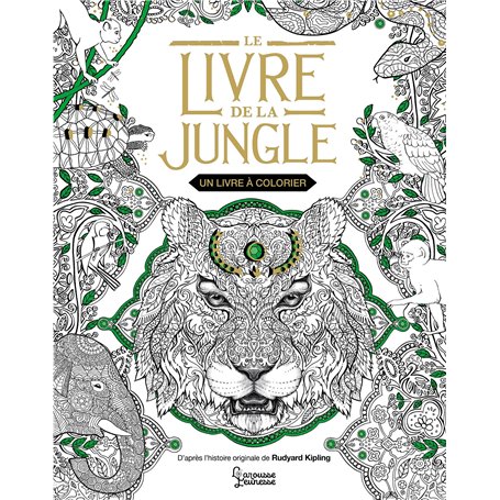 Le livre de la jungle - Un livre a colorier