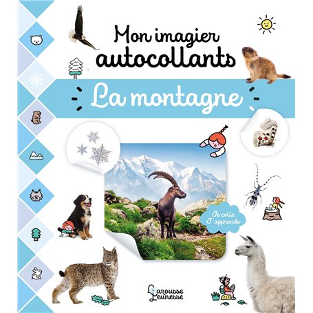 Mon imagier autocollants - La montagne