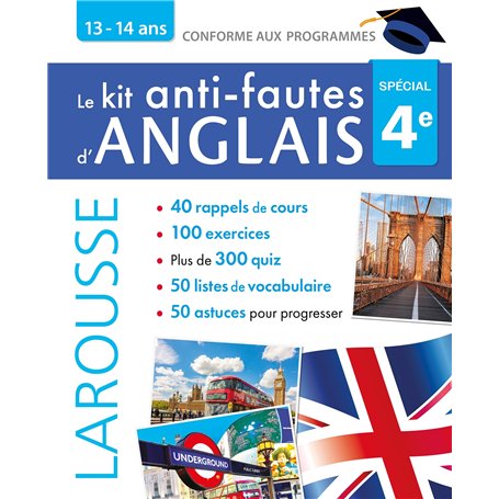 Kit anti-fautes d'anglais 4e