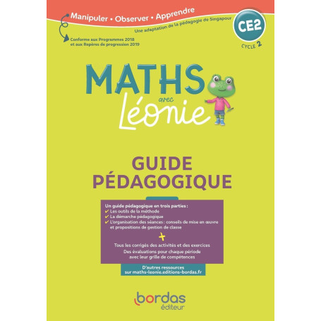 Les Maths avec Léonie CE2 2020 Guide pédagogique