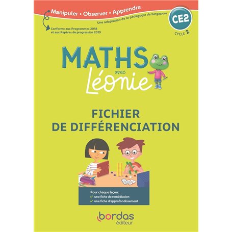 Les Maths avec Léonie CE2 2020 Fichier de différenciation photocopiable