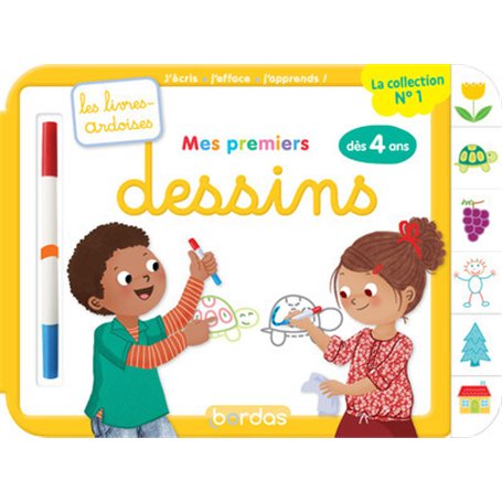 Les livres-ardoises - Mes premiers dessins