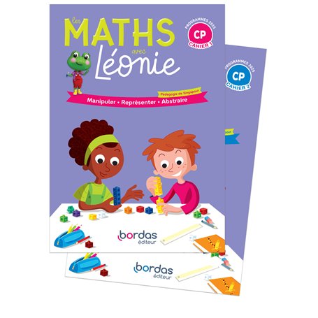 Les maths avec Léonie - CP - 2024 - Cahiers 1+2 - élève - sous film