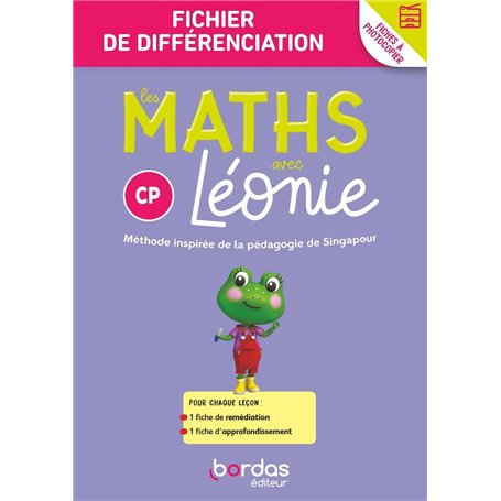 Les maths avec Léonie - CP - 2024 - Fichier de différenciation à photocopier