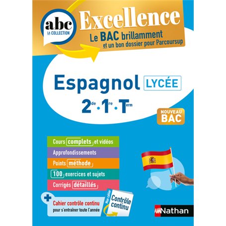 ABC BAC Excellence Espagnol 2de