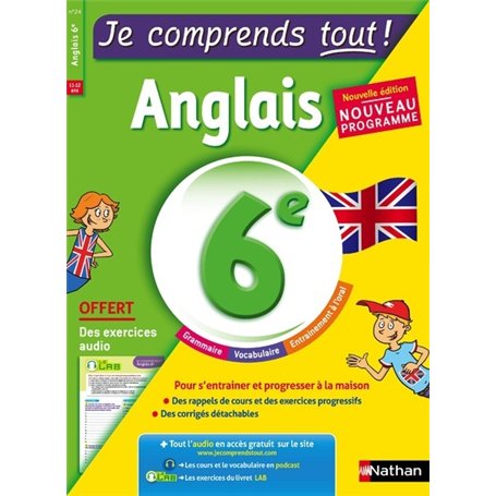 Je comprends tout! Anglais 6ème