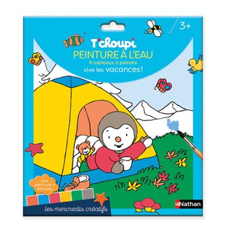 Pochette T'choupi - peinture à l'eau - 8 tableaux à peindre - Vive les vacances 8,71 €