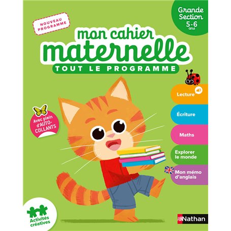 Mon cahier maternelle Grande section 5-6 ans