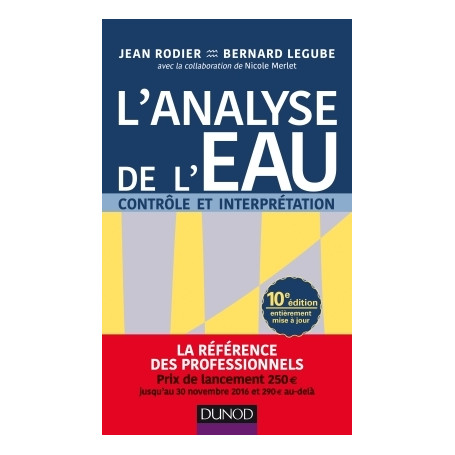 L'analyse de l'eau - 10e éd. - Eaux naturelles
