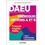 DAEU - Pré-requis Options A et B - Français