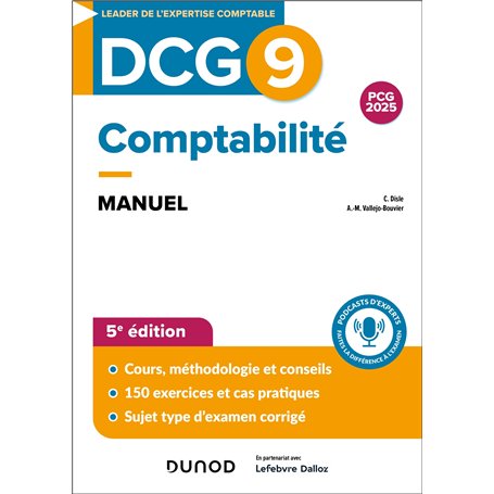 DCG 9 Comptabilité - Manuel 5e éd.